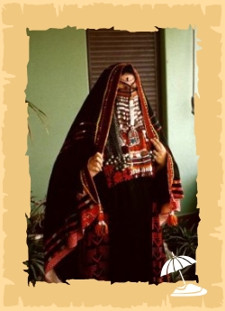 Бедуинская женщина в традиционном наряде