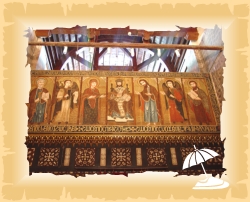 Иконостас в церкви Аль-Муалляка